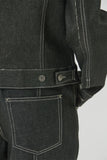 (W) CROPPED DENIM JACKET