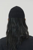 (W) DARK CROCHET KNIT HAT