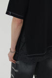 SOLVRON JAGARD LAYERED HALF T