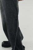 23SS FRONT BACK UNBALANCE WLAP DENIM PANTS