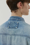 23SS SNAP BIKER DENIM JACKET