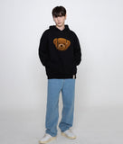 Big OF Bear Embroidery Hoodie