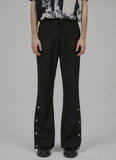 E86 Flare Layered Stud Pants