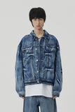 PINCH WIND DENIM TRUCKER