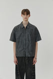 CREASE CRACK HALF ZIPPER SHIRTS