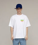 SMILE GOOD DAY Logo Dot Smile Short Sleeve Tee