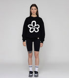 [UNISEX] Big Flower Smile Spray Sweatshirt