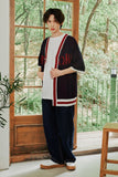 RECENT LOGO HALF CARDIGAN