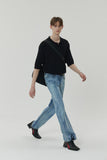 RAINY BRUSHED DENIM PANTS