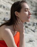 Noailles color 14K earring