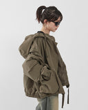 Louder big pocket hood field jumper