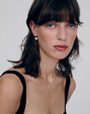 Noailles 14K Pearl Chain Earrings 9mm