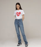 Big Life Logo Heart Smile Slim Short Sleeve Tee