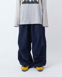 Bio cotton dart balloon wide pants