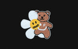 Flower Bear Smile Embroidery Cross Messenger Bag