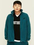 Wave logo fleece zip-up