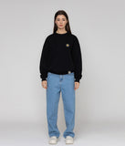 Checkerboard Small Flower Sweatshirt