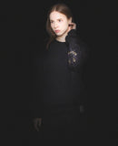 Elbow Smile Drawing Beads Sweatshirt