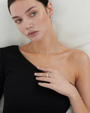 Essence silver tennis (W) station bracelet