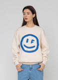 [UNISEX] Big Dot Smile Spray Sweatshirt