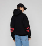 Elbow Spray Heart Smile Hoodie
