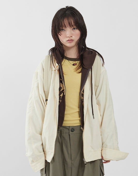 Raucohouse(ラウコハウス) - Lauren 2-way zip-up blouson jacket