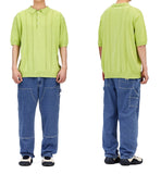 DIAMOND HALF KNIT POLO