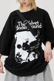 The velvet underground printing t-shirt