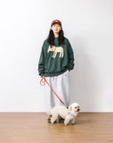 [AG] Puppy Artwork Sweat Shirt