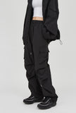 Front rip cargo banding pants