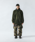 [AG] Rib Camo Belt Balloon Pants