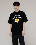 Twin Flower Smile Short Sleeve Tee