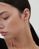 Essence Silver Tennis (W) One-Touch Earring