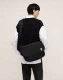 Duck Face Embroidered Crossbody Messenger Bag