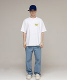 SMILE GOOD DAY Logo Dot Smile Short Sleeve Tee
