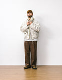 Two-Tuck Corduroy Wide Pants