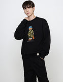 Blue Beanie Dog Perito Sweatshirt
