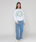 [UNISEX] Multi Flower Dot Smile Sweatshirt