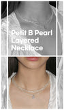 Petit B Pearl Layered Necklace