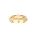 Champagne Moon 14K chunky ring M