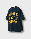 [AG] Leave Right Now Graphic Half Tee