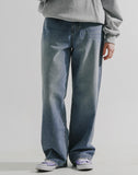 Guide washing denim pants