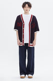 RECENT LOGO HALF CARDIGAN