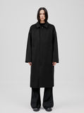 Oversized Wool Balmacaan Long Coat