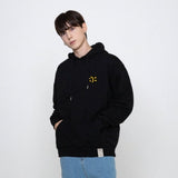 Small Double Drawing Smile Hoodie