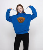 Big OF Bear Embroidery Hoodie