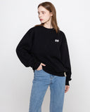 Double Smile Embroidery Logo Sweatshirt