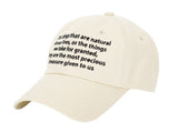 Message Ball Cap  (Cotton)