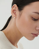 Essence Silver Tennis (W) Pearl Single Earring