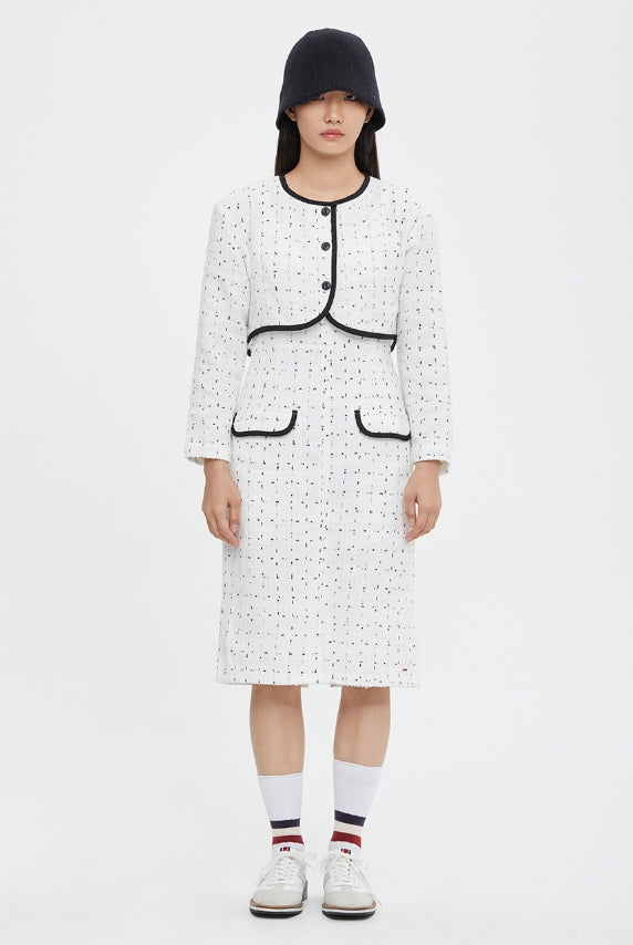 【ROMANTIC CROWN】送料・関税込★PURE TWEED DRESS ROMANTIC CROWN (ロマンティック クラウン) - PURE TWEED DRESS